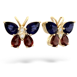 matching earrings - Butterfly