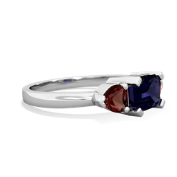 Sapphire Three Stone 14K White Gold ring R5235