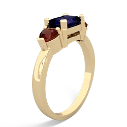 Sapphire Three Stone 14K Yellow Gold ring R5235