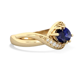 Sapphire Summer Winds 14K Yellow Gold ring R5342