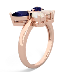 Sapphire Butterfly 14K Rose Gold ring R2215