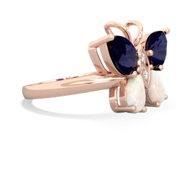 Sapphire Butterfly 14K Rose Gold ring R2215