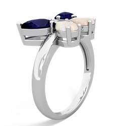 Sapphire Butterfly 14K White Gold ring R2215