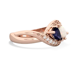 Sapphire Summer Winds 14K Rose Gold ring R5342