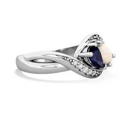 Sapphire Summer Winds 14K White Gold ring R5342