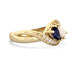 Sapphire Summer Winds 14K Yellow Gold ring R5342