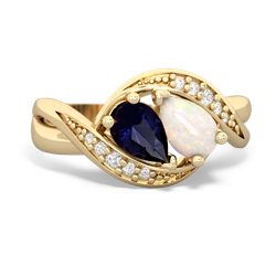 Sapphire Summer Winds 14K Yellow Gold ring R5342