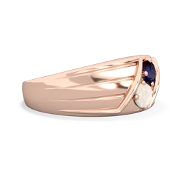 Sapphire Men's Streamline 14K Rose Gold ring R0460