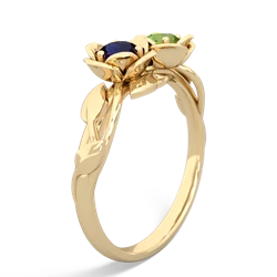 Sapphire Rose Garden 14K Yellow Gold ring R5510