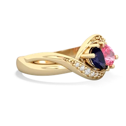 Sapphire Summer Winds 14K Yellow Gold ring R5342