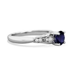 Sapphire Antique Elegance 14K White Gold ring R3100