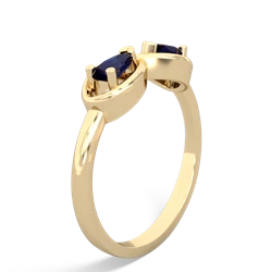 Sapphire Infinity 14K Yellow Gold ring R5050