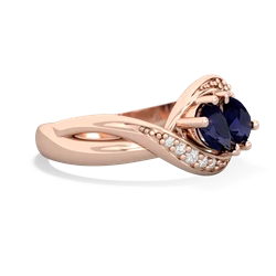 Sapphire Summer Winds 14K Rose Gold ring R5342