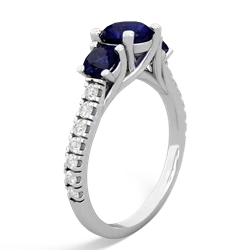 Jade Pave Trellis 14K White Gold ring R5500