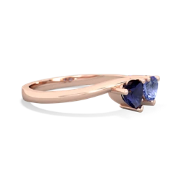 Sapphire Sweethearts 14K Rose Gold ring R5260