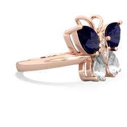 Sapphire Butterfly 14K Rose Gold ring R2215