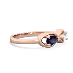 Sapphire Infinity 14K Rose Gold ring R5050