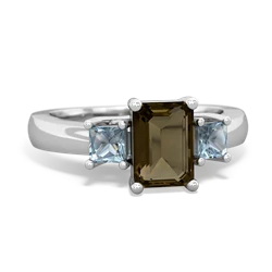 similar item - Three Stone Emerald-cut Trellis