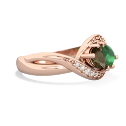 Smoky Quartz Summer Winds 14K Rose Gold ring R5342