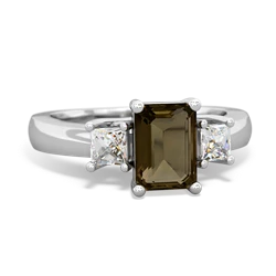 similar item - Diamond Three Stone Emerald-cut Trellis