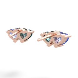 Tanzanite Sweethearts 14K Rose Gold earrings E5260