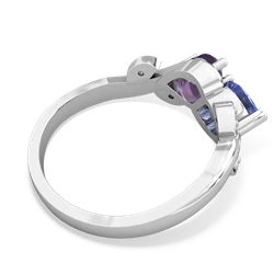 Tanzanite Floral Elegance 14K White Gold ring R5790