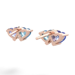 Tanzanite Sweethearts 14K Rose Gold earrings E5260