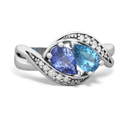 Tanzanite Summer Winds 14K White Gold ring R5342