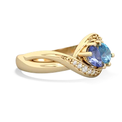 Tanzanite Summer Winds 14K Yellow Gold ring R5342