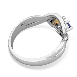 Tanzanite Summer Winds 14K White Gold ring R5342