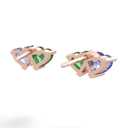 Tanzanite Sweethearts 14K Rose Gold earrings E5260