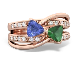 Tanzanite Bowtie 14K Rose Gold ring R2360