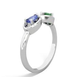 Tanzanite Infinity 14K White Gold ring R5050