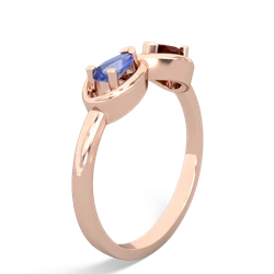 Tanzanite Infinity 14K Rose Gold ring R5050