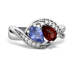 Tanzanite Summer Winds 14K White Gold ring R5342