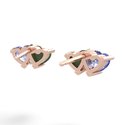 Tanzanite Sweethearts 14K Rose Gold earrings E5260