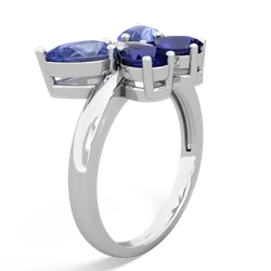 Tanzanite Butterfly 14K White Gold ring R2215