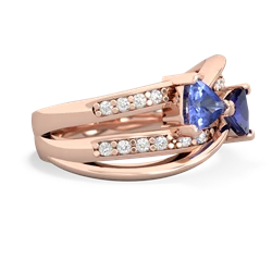 Tanzanite Bowtie 14K Rose Gold ring R2360