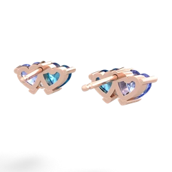 Tanzanite Sweethearts 14K Rose Gold earrings E5260