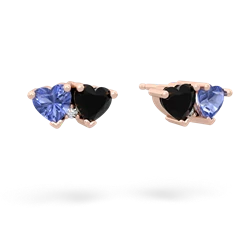 Tanzanite Sweethearts 14K Rose Gold earrings E5260