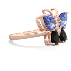 Tanzanite Butterfly 14K Rose Gold ring R2215