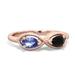 Tanzanite Infinity 14K Rose Gold ring R5050