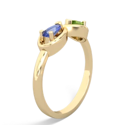 Tanzanite Infinity 14K Yellow Gold ring R5050