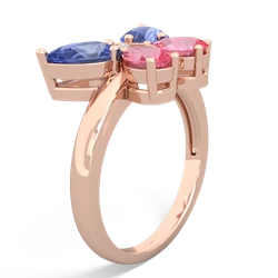 Tanzanite Butterfly 14K Rose Gold ring R2215