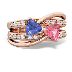 Tanzanite Bowtie 14K Rose Gold ring R2360