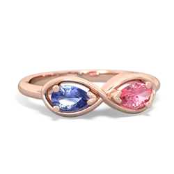 Tanzanite Infinity 14K Rose Gold ring R5050