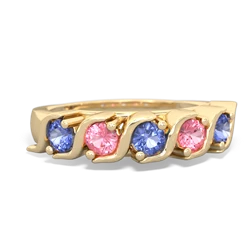 Tanzanite Anniversary Band 14K Yellow Gold ring R2089