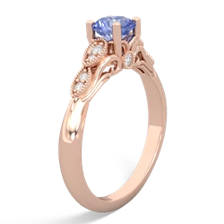 Tanzanite Antique Elegance 14K Rose Gold ring R3100