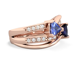 Tanzanite Bowtie 14K Rose Gold ring R2360