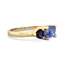 Tanzanite Three Stone 14K Yellow Gold ring R5235